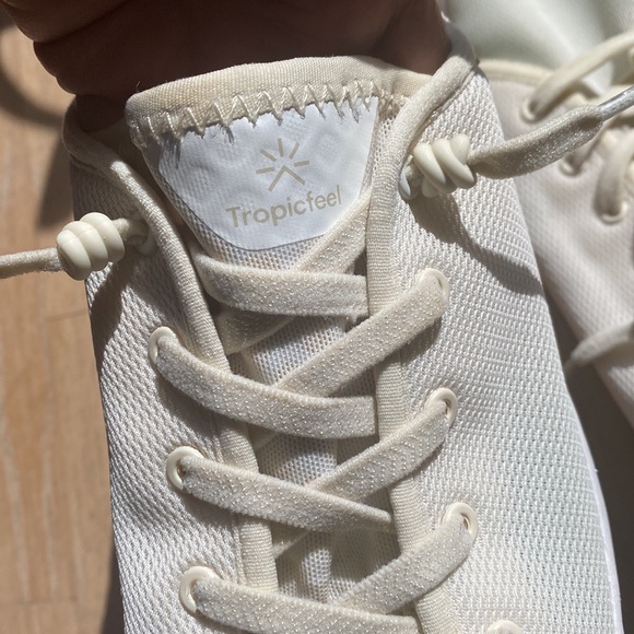 TropicFeel Monsoon Sneakers 9.5 - Almond White. Like new. - Picture 4 of 4